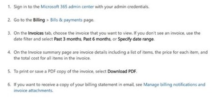 office 365 payment information doesn't work