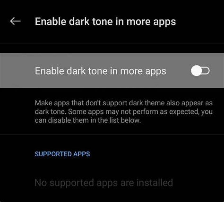 OnePlus devices could sport a force dark mode option
