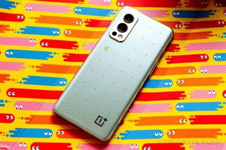 OnePlus Nord 2 Pac Man edition showing rear design of the phone OnePlus Nord 2 Pac Man edition showing rear design of the phone