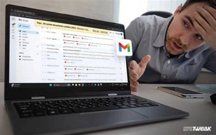 Oops, the system encountered a problem Gmail error
