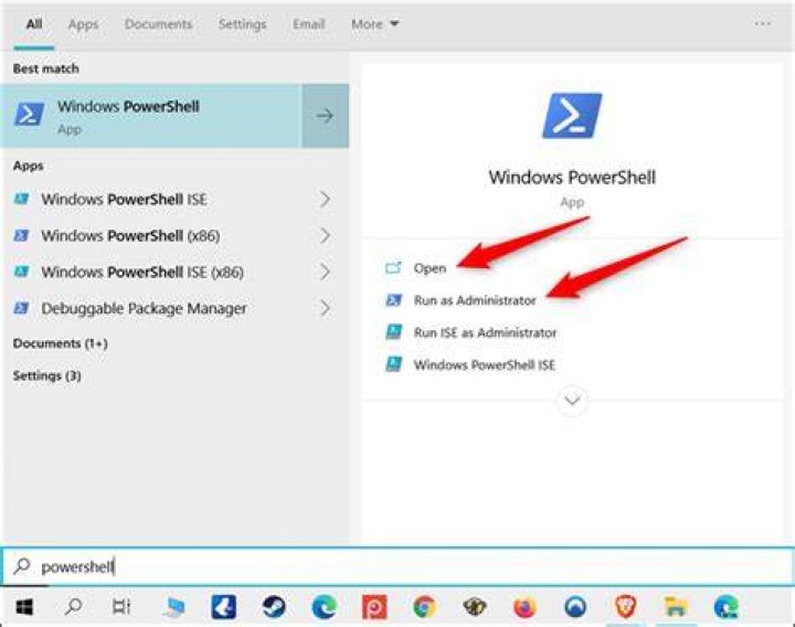 Open Windows Powershell