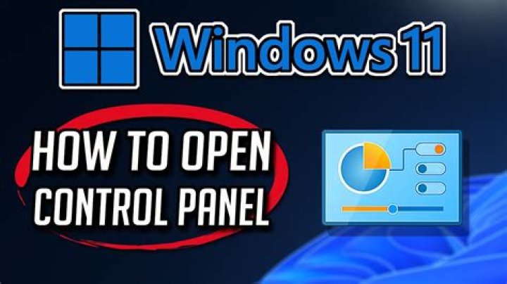 opening control panel