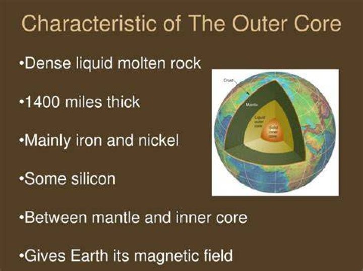 Outer Core Characteristics Outer Core Characteristics
