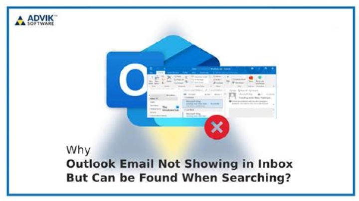 Outlook email inbox not showing sender