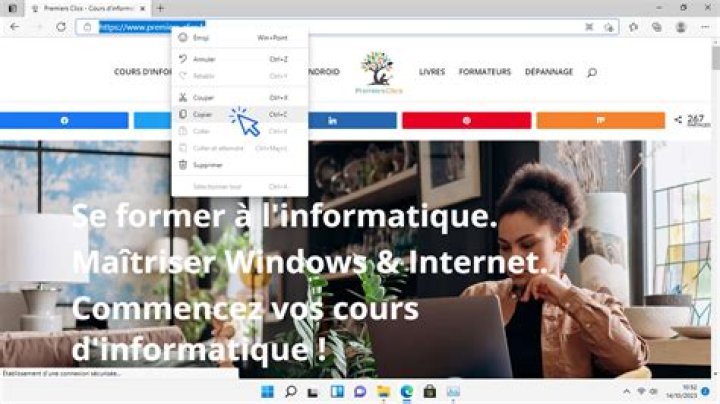 Ouvrir une page internet sur Google Chrome