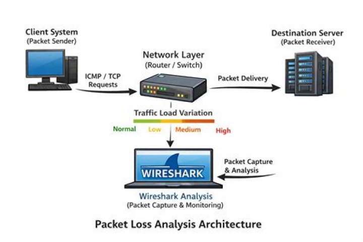 Packet loss analysis Windows with tracert and pathping