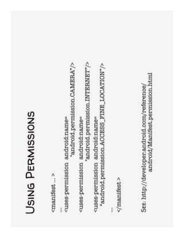permisions