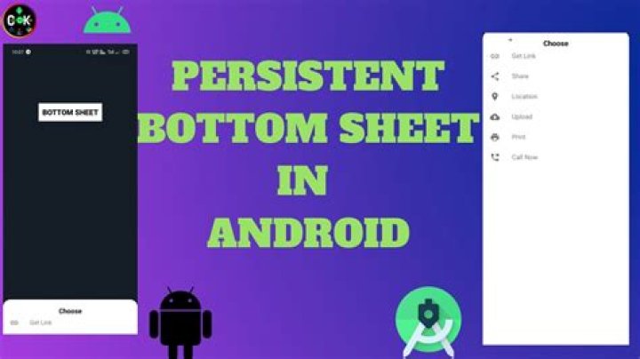 sample_persistent Persistent bottom sheet sample
