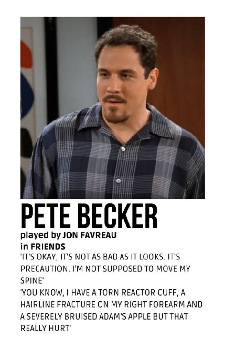 Pete Becker: Friends character profile