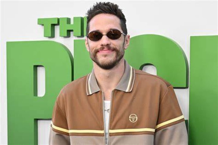 Pete Davidson on set for The Home 