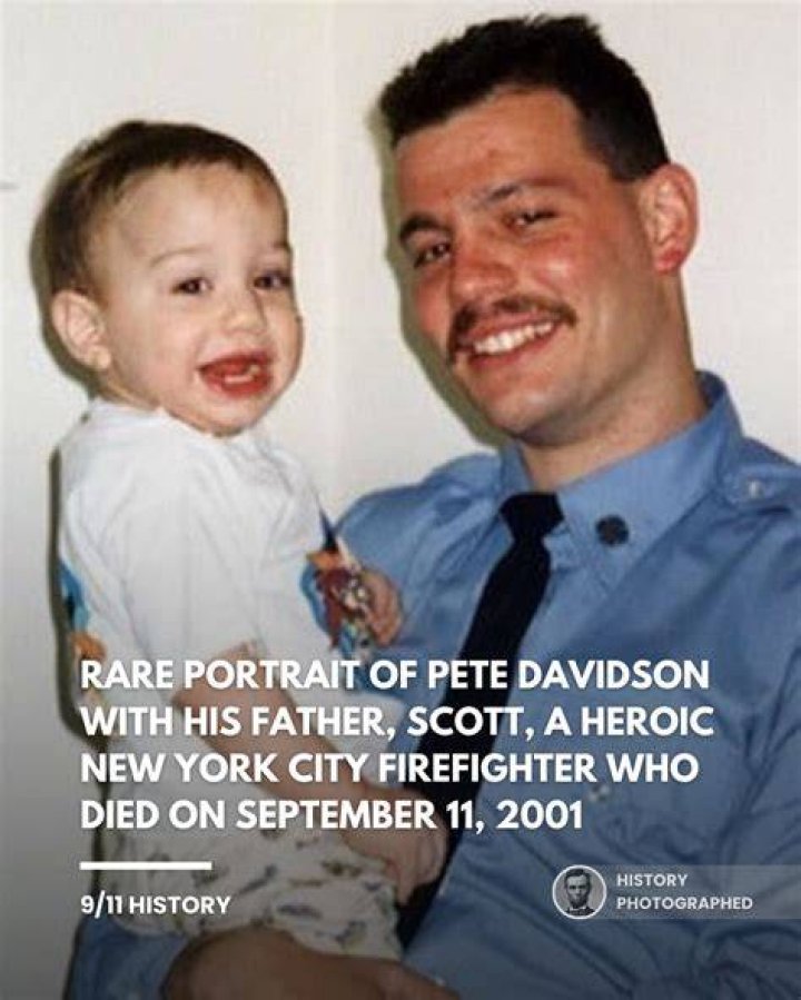 Pete Davidson with his father Pete Davidson with his father