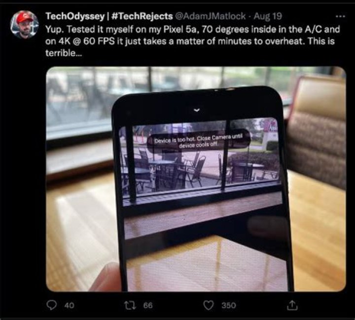 Pixel 5a is overheating for some users, Google investigating issue