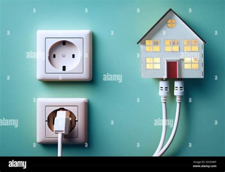 plugged into wall socket