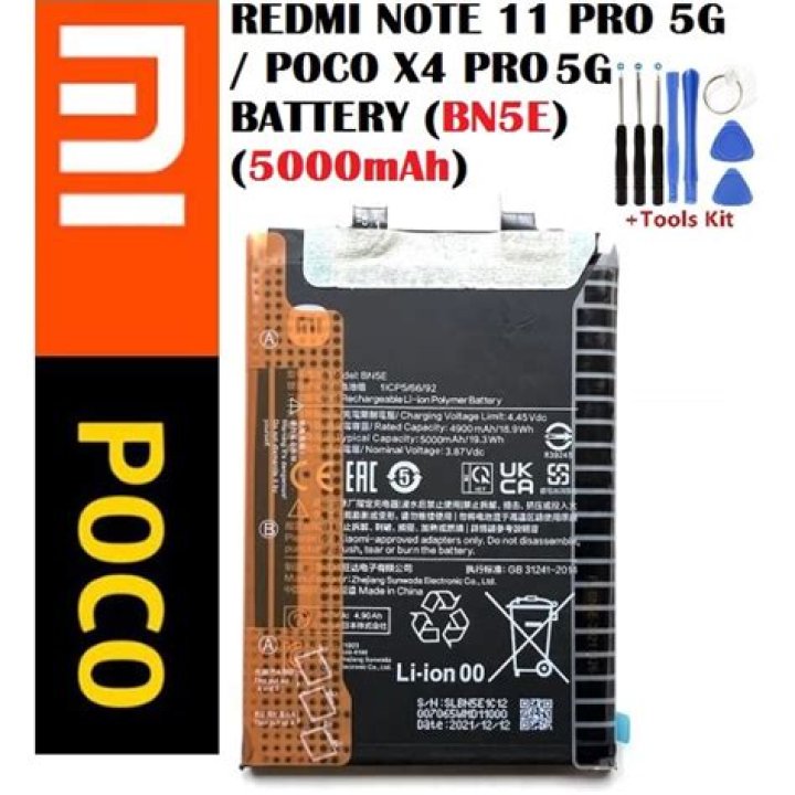 Poco X4 Pro battery 1