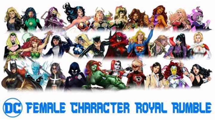 popular female dc characters popular female dc characters