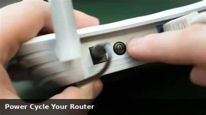 Power cycling Router