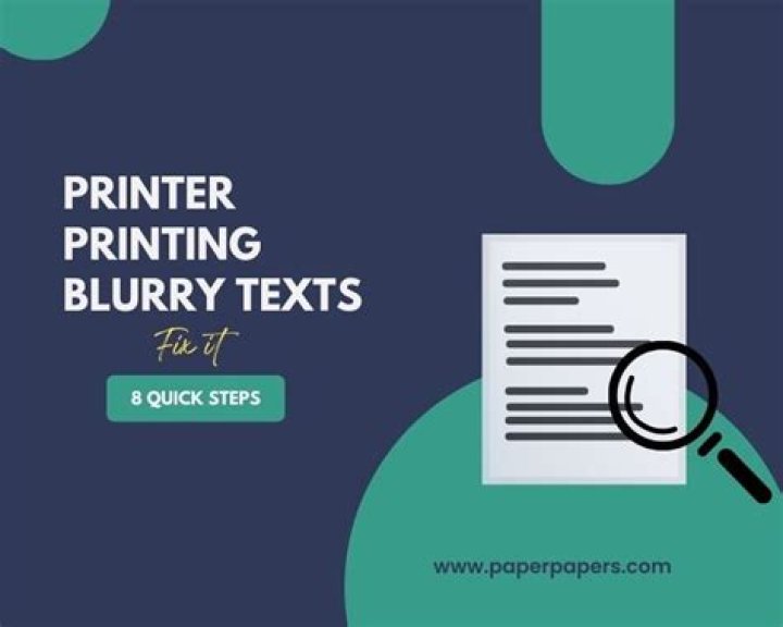 printer that prints blurry clean ink cartridges