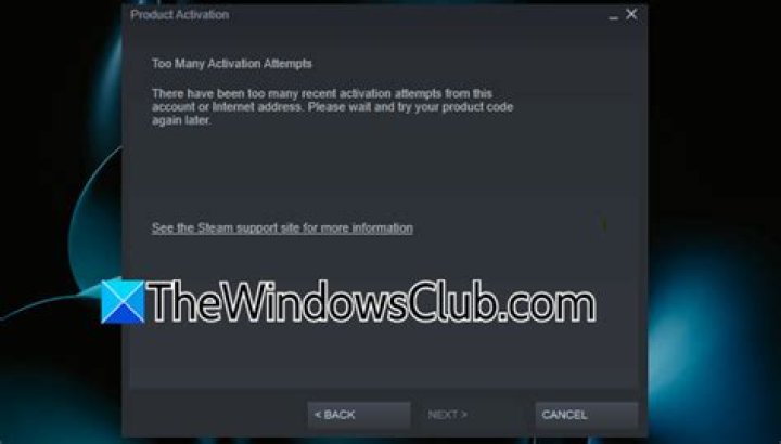 Properties Key request failed steam