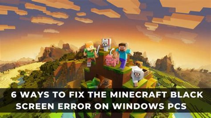 properties minecraft black screen