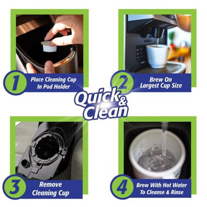 Quick & Clean Keurig Cleaner K-Cup Hack