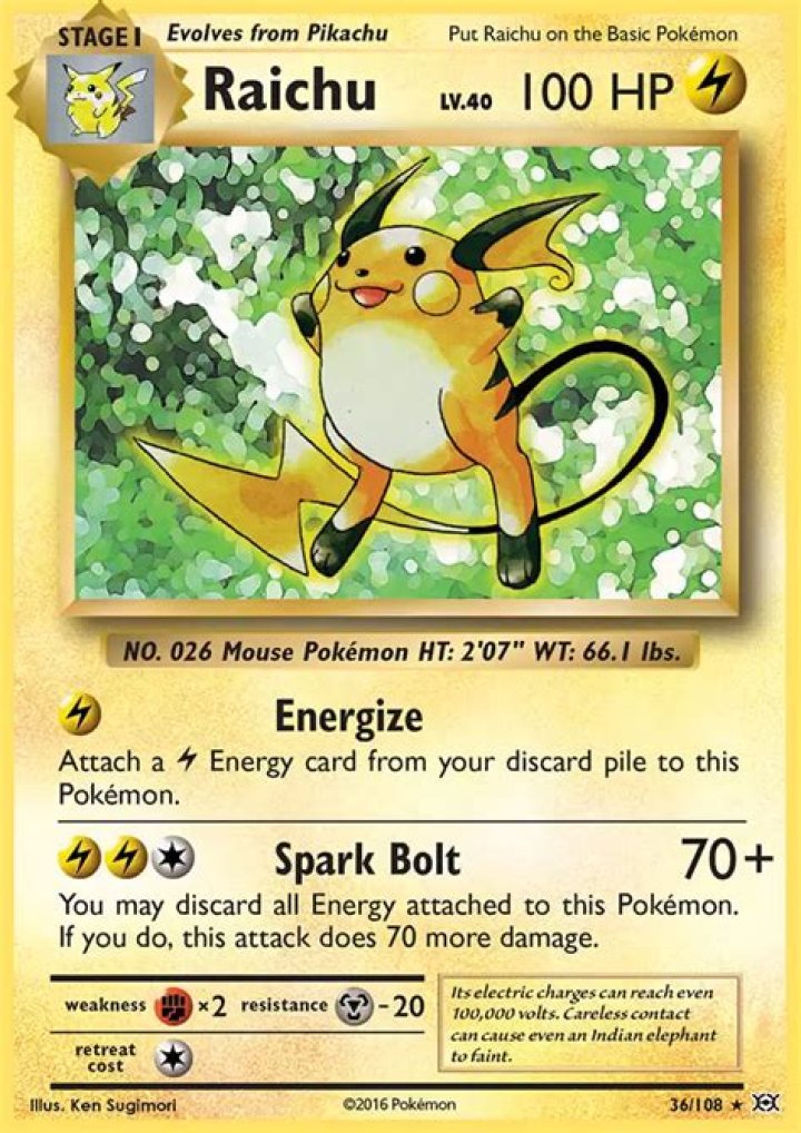 Raichu ex (EX Emerald 97)
