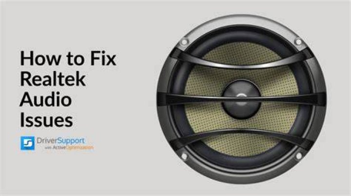 Realtek High Definition Audio Driver has a problem