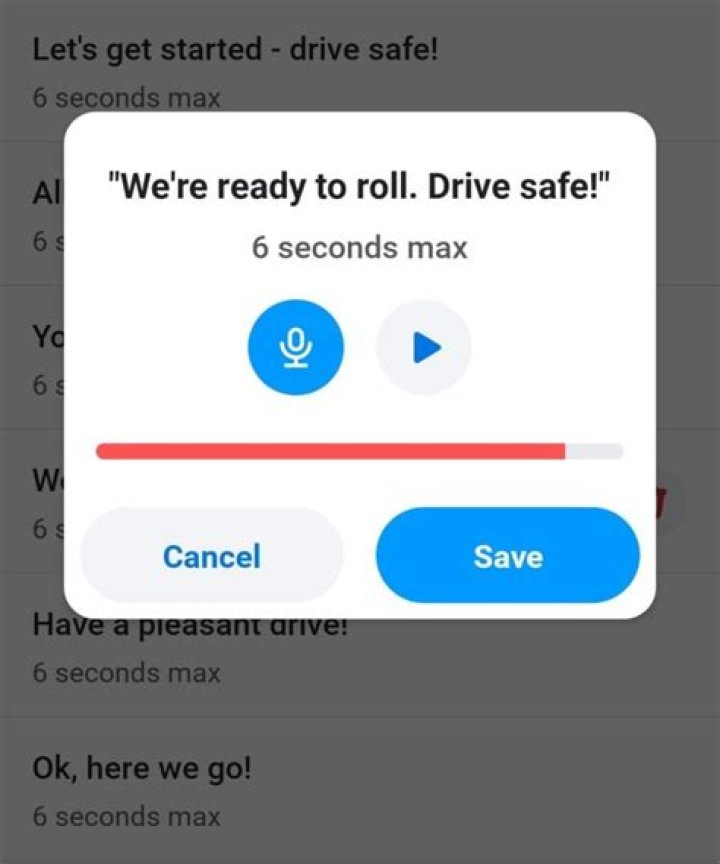 record voice Waze record voice Waze