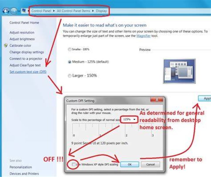 remote desktop high dpi