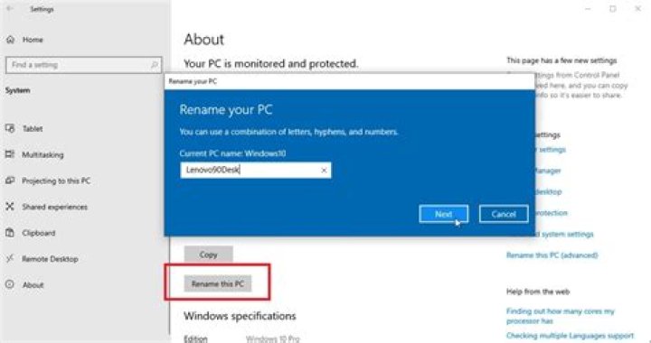 rename pc windows 8.1