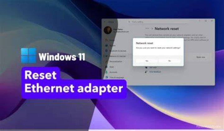 Reset Ethernet network adapter