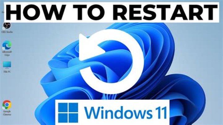Restart Windows 11 to fix slow download speed