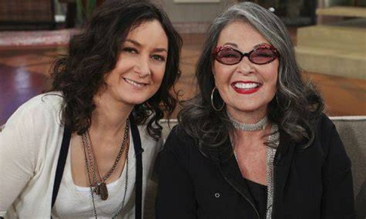 Roseanne Barr and Sara Gilbert