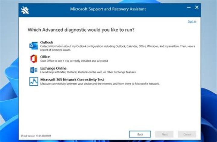 Run Microsoft Support and Recovery Assistant most of the features have been disabled