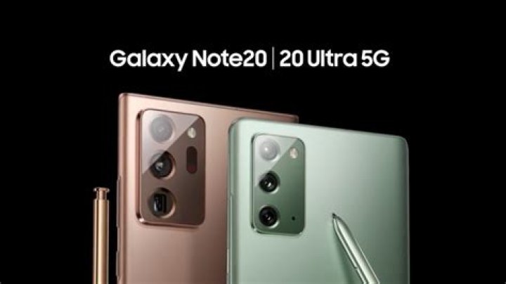 Samsung Galaxy Note 20 and Note 20 Ultra right rear profile Samsung Galaxy Note 20 and Note 20 Ultra right rear profile