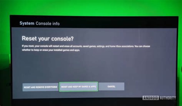 Selecting Reset Your Console to reset the PS5 to factory settings