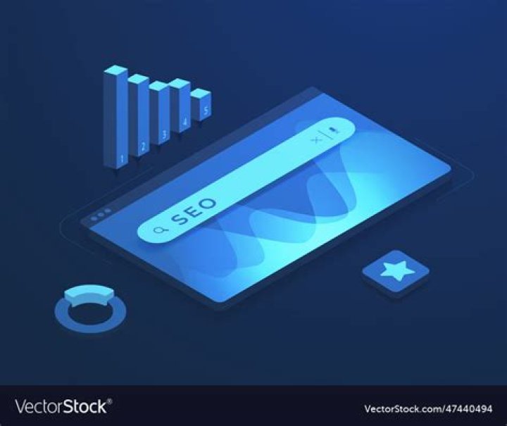 SEO Optimization Strategy Concept. Analyze Traffic, Rank, and Optimize Website Stock