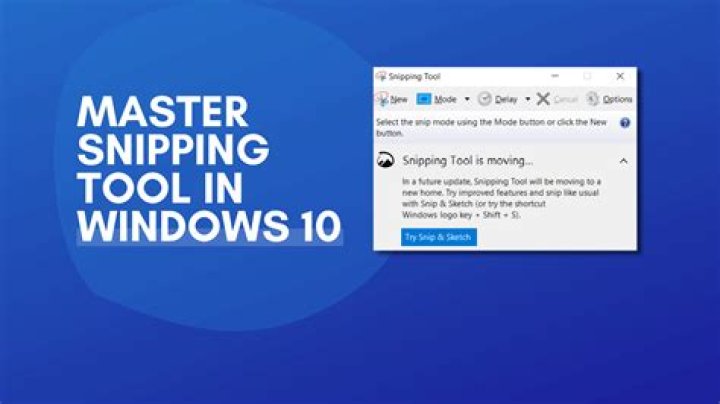 Snipping tools for Windows 10