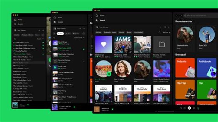 spotify desktop menu link