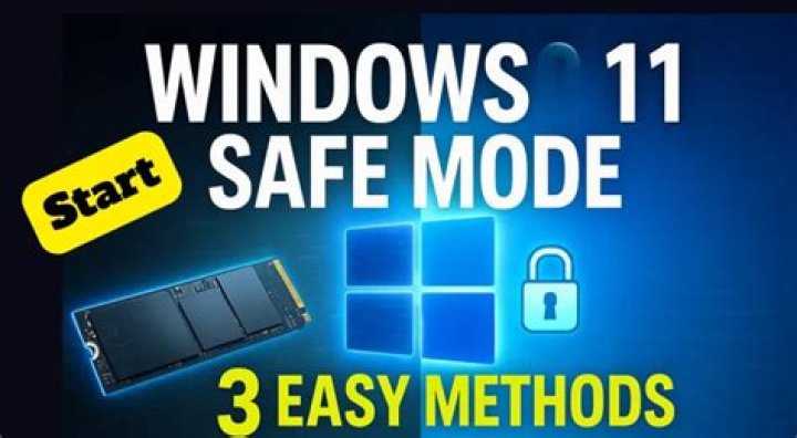 start windows 11 in safe mode