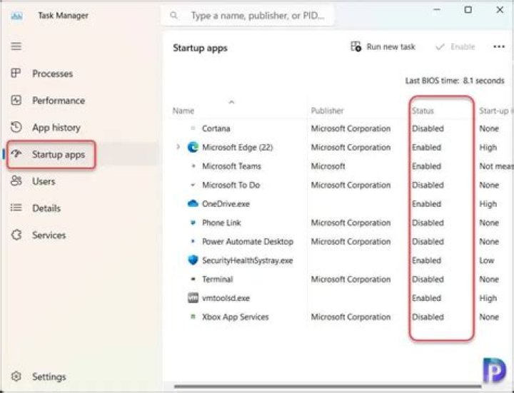 Startup tab acrotray.exe