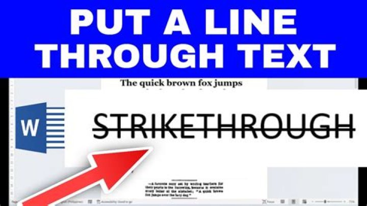 strike through text part