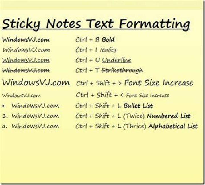 strikethrough sticky notes