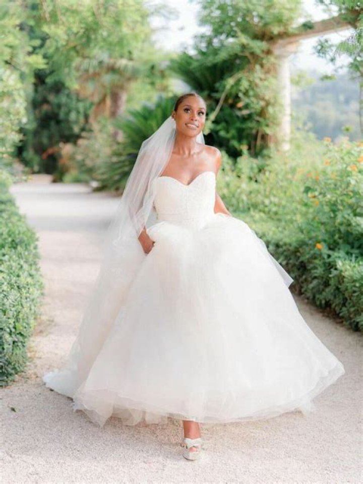STYLECASTER | Issa Rae Wedding Dress