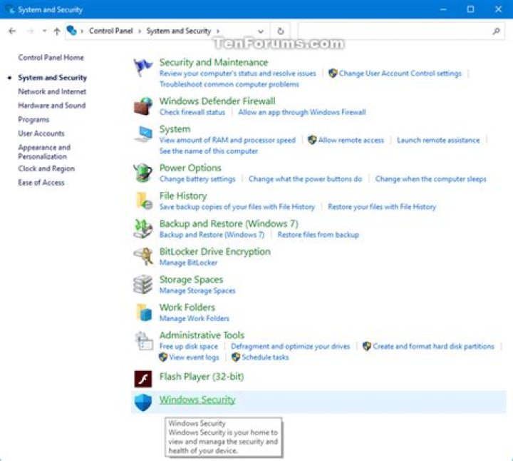 system and security control panel bs player cannot download codecs