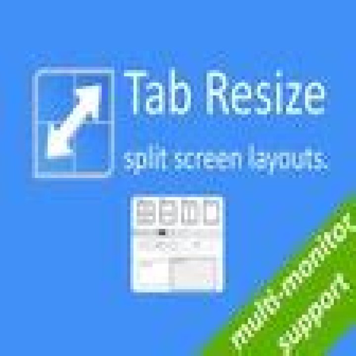 tab resize split screen