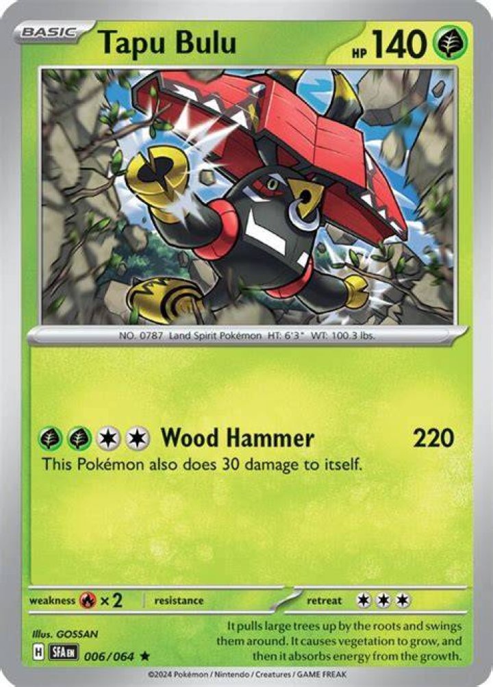 Tapu Bulu (Pokémon)/Generation VII learnset