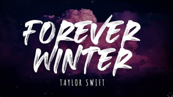 Taylor Swift Forever Winter (Taylor's Version) [From The Vault