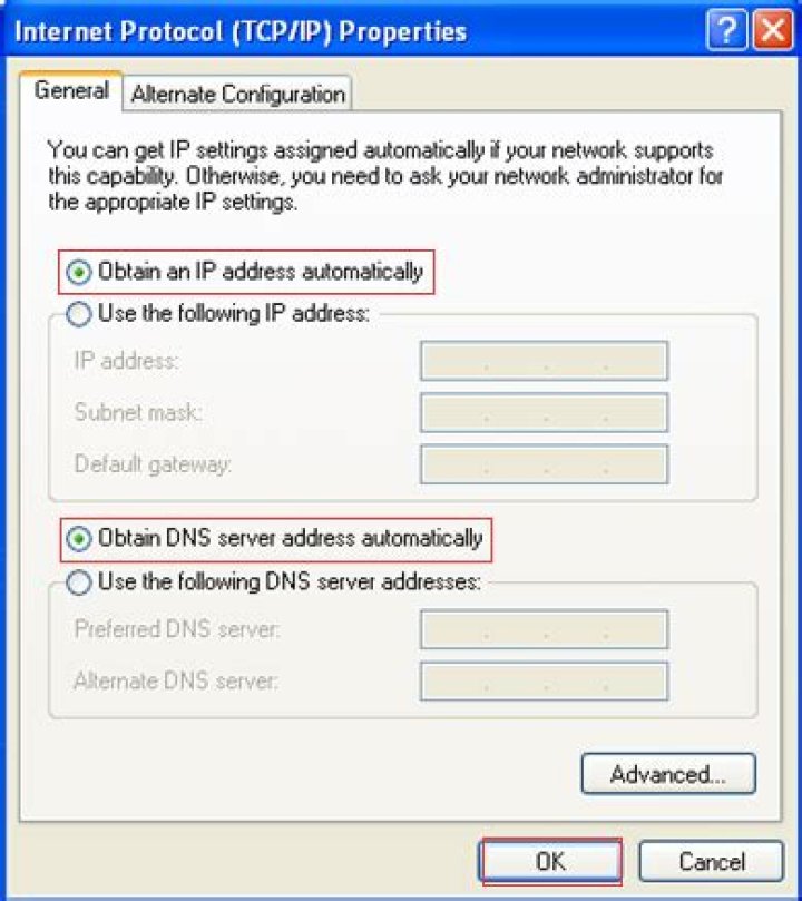 TCPIP Properties