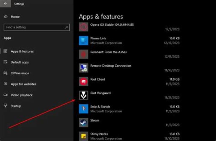 The Apps & features tab in Settings The Apps & features tab d3dx9_33.dll missing