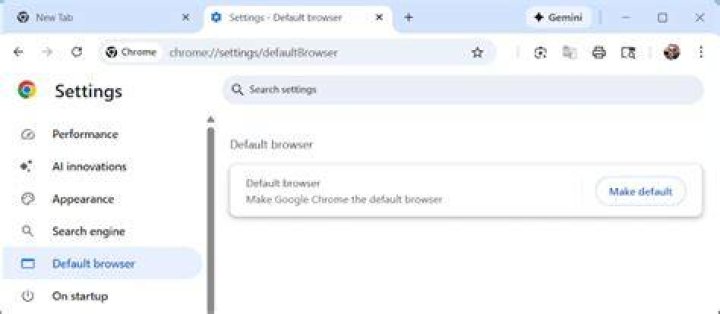 The Default browser settings your browser does not support java